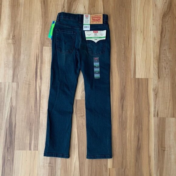 Levi's Boys' 511 Slim Fit Eco Performance Jeans Size 8 Regular 24” x 25” New - Picture 3 of 10
